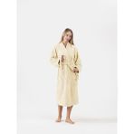 Ender Home DreamSoft Şalyaka Bornoz – Kadife, Unisex - S - M - Krem