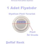 Ender Yuvarlak Slikon Şofben Diyafram Contası 39MM Pimli