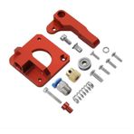Ender3 Pro Uyumlu Mk8 Alüminyum Kırmızı Extruder 1.75mm(sağ)