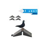 Endiket Plastik Tünek Güvercin Bekar Tüneği Plastik Kuş Pigeon Kümes Malzemeleri Ekipman (5 ADET)