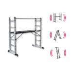 Endokon 2*7 192 Cm Portatif Alüminyum İskele Merdiven Kombinasyonu