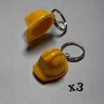 Endorfia Baret Plastik Anahtarlık 3'lü - Sarı