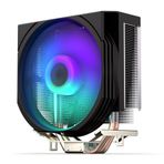 ENDORFY Spartan 5 ARGB, kurulumu kolay CPU hava soğutma, kompakt tasarım, dahili Fluctus ARGB fan | EY3A002, siyah