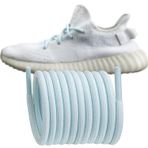 Endoto Yuvarlak Bağcıkları için Adidas Boost 350 V1/V2, 380, 500/500 HIGH, 700, 750, 950 Sneaker Ayakkabıları, Yedek Bağcıklar İpleri (Mavi Tonu, 38 İnç)