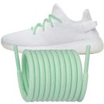Endoto Yuvarlak Bağcıkları için Adidas Boost 350 V1/V2, 380, 500/500 HIGH, 700, 750, 950 Sneaker Ayakkabıları, Yedek Bağcıklar İpleri (Yeşil, 50 İnç)