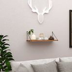 Endpa Armoni 1 30x72 cm Yerli Ceviz Raflı Set