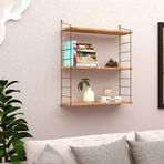 Endpa Armoni 3 20x72 cm Antik Çam Raflı Set