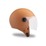 ENDRO Leather Sand Kahverengi Açık Kask