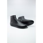 Endurstep Hakiki Deri Içi Kürklü Fermuarlı Kışlık Çorap Mest - 33 - Siyah