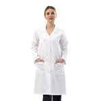Endüstri Giyim Kadın Önlük, Beyaz -94E710- Eczacı, Doktor, Hemşire, Hastane Beyaz 46