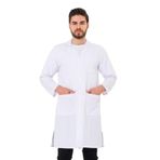 Endüstri Giyim Şensel, Erkek Önlük, Beyaz -94E110- Eczacı, Öğretmen, Doktor Beyaz S