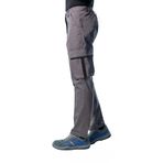 Endüstri Giyim Şensel, İş Pantolonu, Gri-Siyah, Komando Cepli -54E482- Gri Koyu 2XL