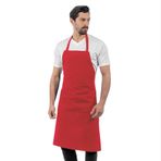 Endüstri Giyim Şensel, Ön Önlük, Kırmızı, Boyundan Askılı -93E1002- Aşçı-Mutfak