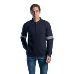 Endüstri Giyim Şensel, Reflektörlü Sweatshirt, Lacivert, Polo Yaka -107E5645- Lacivert 2XL