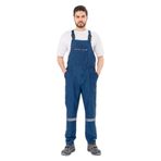 Endüstri Giyim Şensel, Reflektörlü Yazlık Kot Bahçıvan Tulum, Lacivert-8E2045- Lacivert XL