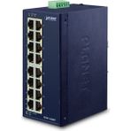 Endüstriyel 16-Port 10/100TX Fast Ethernet Switch (-40~75 derece C) Industrial 16-Port 10/100TX Fast Ethernet Switch (-40~75 degrees C)