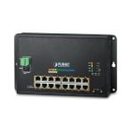 Endüstriyel Duvar Tip L2 Yönetilebilir Switch (Industrial 16-Port 10/100/1000T 802.3AT Poe + 2-Port 100/1000X Sfp Wall-Mounted Managed Switch)16-Port 10/100/1000BASE-T Ieee 802.3AT/AF Poe+ Injector