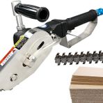 Endüstriyel Kağıt Soyma Makinesi Pnömatik Tek Pençe Atık Soyma Makinesi, karton Atık Soyucu Kağıt Kutuları Hurda Çıkarma Makinesi Karton Kesici Oluklu, Büyük diş 8mm