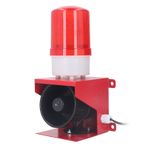 Endüstriyel Siren Alarmı Dış Mekan 115dB Ses Işık Korna Su Geçirmez Acil Durum Flaşı, Güvenlik Mesajları, Şantiyeler Ve Diğer Yerler Için LED Lamba Boncuğu Vurgulamayla Işık Işık