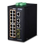 Endüstriyel Tip Yönetilebilir Ethernet Switch (industrial Managed Ethernet Switch) 16-port 10/100/1000base-tx Ieee 802.3at/af Poe+