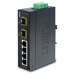 Endüstriyel Tip Yönetilemeyen Ethernet Switch (industrial Unmanaged Ethernet Switch)4 X 10/100/1000base-t2 X 1000base-sx/lx/bx Sfp/mini-gbic Yuva (port-5 Ve Port-6), 100base-fx Sfp UyumluIp30, -40~75 Derece C