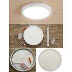 Endüstriyel Ümit Yapı Market 18W Sıva Üstü LED Panel Yuvarlak 1440 Lümen 6500K Beyaz Işık Tavan Armatürü