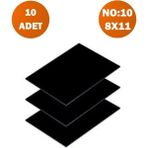 Endüstriyel Ümit Yapı Market 80X110 No 10 Kaynak Camı Kaynak Maskesi Için Siyah Koruyucu Cam 10'lu Paket