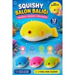Eneci Balon Balığı Eğlenceli Sukuşi Squıshy Stres Oyuncağı Yumuşak Oyuncak 1 Adet