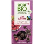Enerbio Organik Çikolata Bitter Çikolata Kaplı Ahududu 85 gr