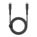 Energea Flow 1M USB 3.2 GEN 2 240W Type-C to Type-C PD Hızlı Şarj Kablo - Siyah