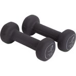 Energetics Üniseks – Yetişkin Dambıl Neopren Dumb. Pairs, Black/Grey Dark, 2 x 4,0 kg