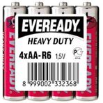 Energizer (C12-0038/0812) Eveready Çinko Karbon AA Kalem Pil 4Lü Shrink