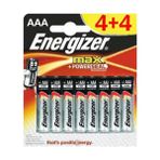 Energizer LR03 Max AAA 8 Adet 1,5 V Tek Kullanımlık Pil Yüksek Performanslı Alkalin