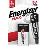 Energizer Max 1’li 9V Pil