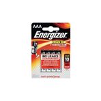 Energizer Max Alkaline AAA 4'lü Pil, Krom/Siyah/Kırmızı