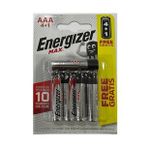 Energizer Max Alkaline AAA İnce Pil (4+1)
