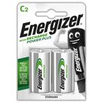 Energizer Power Plus Şarj Edilebilir 2500 mAh 2'li C Boy Pil