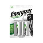 Energizer Rech D BP2 Power Plus Pil