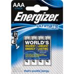 Energizer Ultimate Lithium 4'lü AAA İnce Kalem Pil