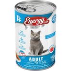 Energy 400 gr Ton Balıklı Yetişkin Yaş Konserve Kedi Maması