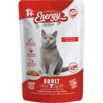 Energy 85 gr Sığır Etli Yetişkin Yaş Pouch Kedi Maması
