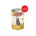 Energy Cat Food Tavuklu Yetişkin Konserve Islak 12x400 gr Kedi Maması