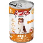 Energy Kuzu Etli Yetişkin 40x415 gr Islak Köpek Maması Konserve