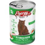 Energy Pet Food Somonlu 80x415 gr Kısırlaştırılmış Islak Kedi Konserve Maması