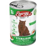 Energy Somonlu 72x400 gr Kısırlaştırılmış Yetişkin Konserve Kedi Maması