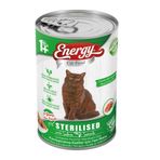 Energy Somonlu Kısırlaştırılmış 5x415 gr Islak Kedi Maması Konserve
