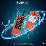 Energy Vinç Uzaktan Kumanda Sistemleri 6 buton Tek Hız 12-24V DC