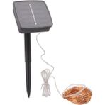Enerjili Işıklar Dış Mekan, Peri Işıkları Suya Dayanıklı, LED Solar Işıklar Bakır Tel No