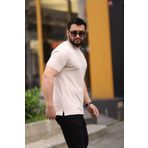 ENERJİN Erkek Oversize T-shirt Bisiklet Yaka Pamuklu
