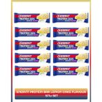 Enervit %32 Limon Protein Bar – 10’lu Glutensiz, 15G Proteinli Atıştırmalık Seti - Limonlu Kek